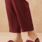 Maroon Formal Slipper PU0617 - View 1