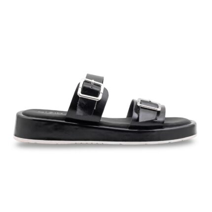 Black Formal Slipper For Ladies PU0632 - View 2