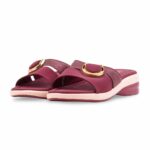 Maroon Formal Slipper For Ladies PU0677 - View 3