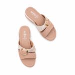 Beige Formal Slipper For Women PU0677 - View 5