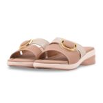 Beige Formal Slipper For Women PU0677 - View 3