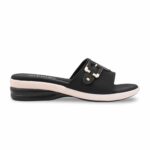 Black Formal Slipper For Women PU0678 - View 2