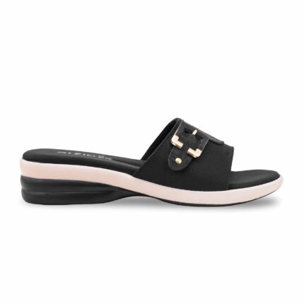 Black Formal Slipper For Women PU0678 - View 2