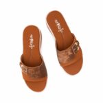 Mustard Formal Slipper For Women PU0678 - View 5