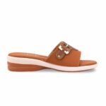 Mustard Formal Slipper For Women PU0678 - View 2