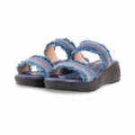 Blue Formal Slipper For Ladies PU0768 - View 3