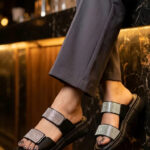 Black Formal Slipper For Ladies PU0887 - View 1