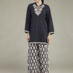 Embroidered Cambric Fabrics 2-Piece #112 FC1 [A11] - V1
