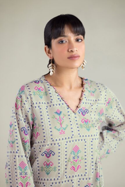 Printed Cambric Fabrics 2-Piece #117 FE2 [A11] - V2