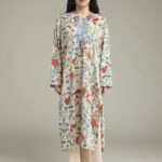 Embroidered Lawn Fabrics 2-Piece #207 FB1 [A11] - V1