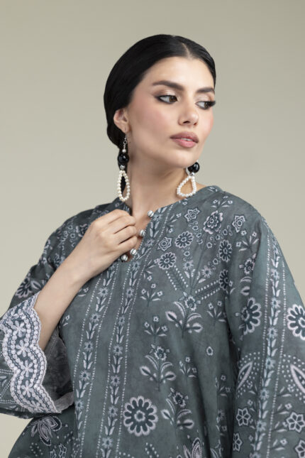 Embroidered Cambric Fabrics 2-Piece #211 FA2 [A11] - V2