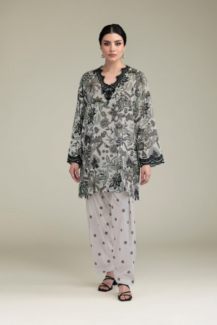 Embroidered Cambric Fabrics 2-Piece #211 FE2 [A11] - V1