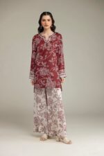 Embroidered Cambric Fabrics 2-Piece #212 FA2 [A11] - V1
