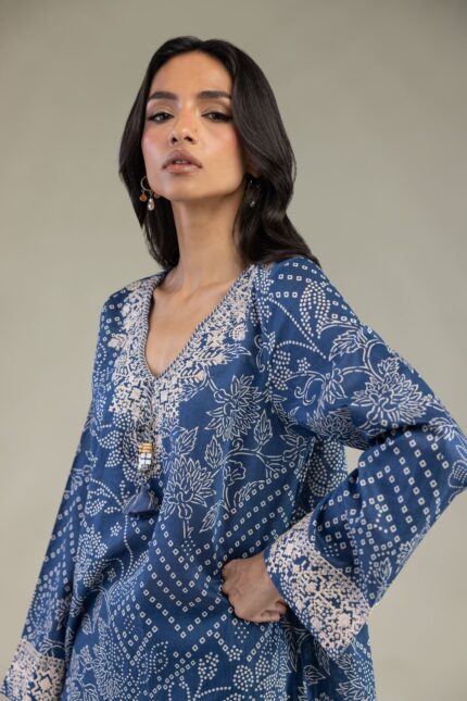 Embroidered Cambric Fabrics 2-Piece #212 FB2 [A11] - V2