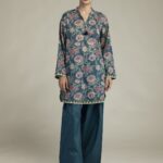 Embroidered Cambric Fabrics 2-Piece #215 FB2 [A11] - V1