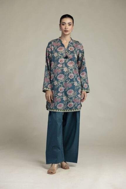 Embroidered Cambric Fabrics 2-Piece #215 FB2 [A11] - V1