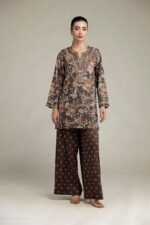 Embroidered Cambric Fabrics 2-Piece #215 FJ1 [A11] - V1