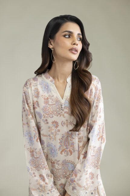 Embroidered Cambric Fabrics 2-Piece #218 FB2 [A11] - V2