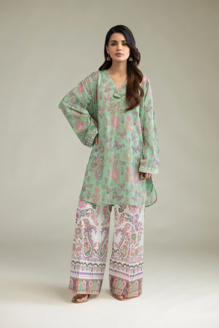 Embroidered Cambric Fabrics 2-Piece #218 FE2 [A11] - V1