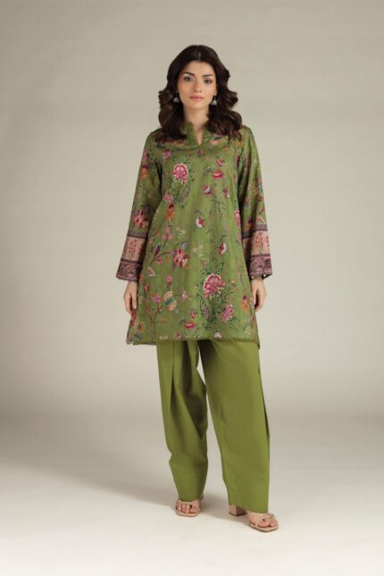 Printed Broshia Fabrics 2-Piece #101ED2 G [A112] - V1