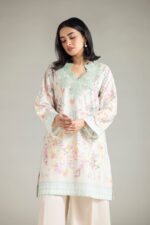 Embroidered Textured Lawn Fabrics 2-Piece #120 ED1 [A112] - V2