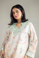 Embroidered Textured Lawn Fabrics 2-Piece #120 ED1 [A112] - V4