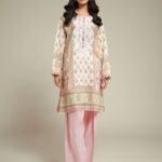 Embroidered Textured Lawn Fabrics 2-Piece #124 ED2 [A112] - V1
