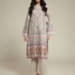 Embroidered Textured Lawn Fabrics 2-Piece #124 EH1 [A112] - V1