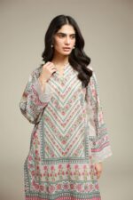 Embroidered Textured Lawn Fabrics 2-Piece #124 EH1 [A112] - V2