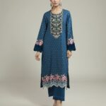 Embroidered Jacquard Fabrics 2-Piece - V1