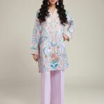 Embroidered Jacquard Fabrics 2-Piece - V1