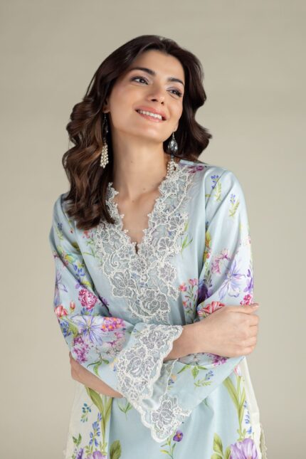 Embroidered Satin Fabrics 2-Piece #110 EA1 [A113] - V2