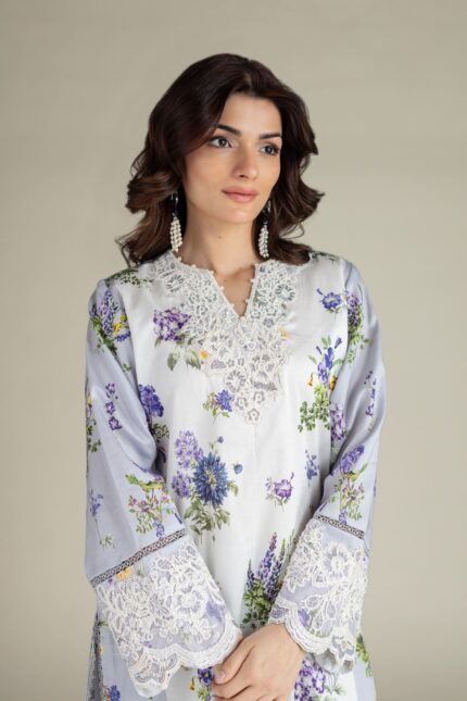 Embroidered Satin Fabrics 2-Piece #110EB1 G [A113] - V1
