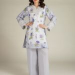Embroidered Satin Fabrics 2-Piece #110 EB1 [A113] - V1