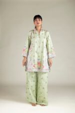 Embroidered Satin Fabrics 2-Piece #110 EH1 [A113] - V1