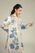 Printed Satin Fabrics 2-Piece #111EE1 G [A113] - V2
