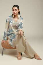Printed Satin Fabrics 2-Piece #111EE1 G [A113] - V4
