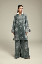 Printed Satin Fabrics 2-Piece #111EF2 G [A113] - V1