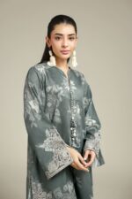 Printed Satin Fabrics 2-Piece #111EF2 G [A113] - V3