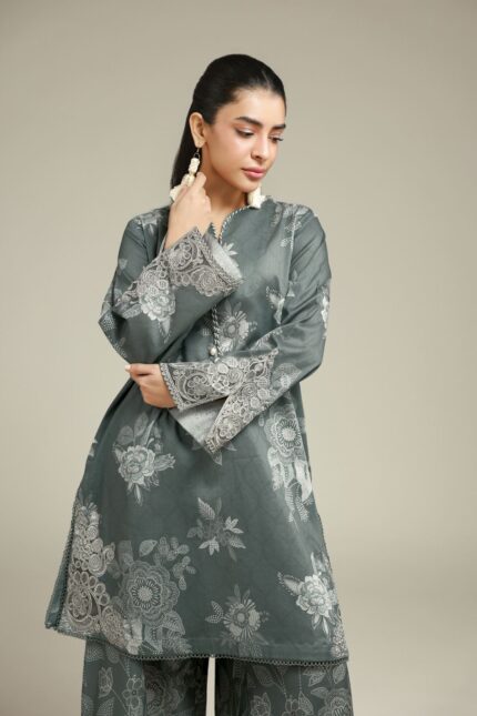 Printed Satin Fabrics 2-Piece - V2
