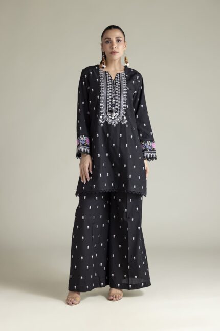 Black Tailored 2-Piece - View 1