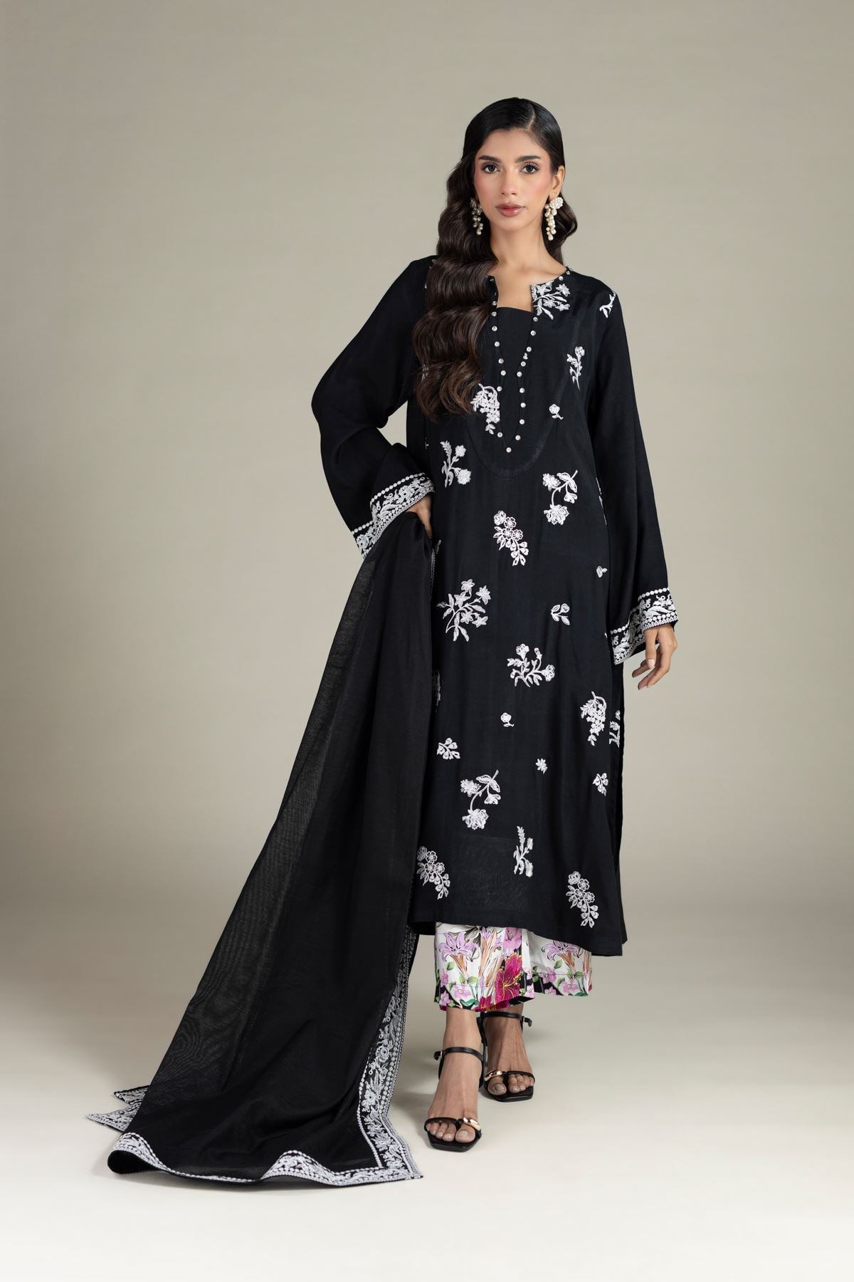 A33-26-102FG-VG_MULTI-1 Embroidered Raw Silk Fabrics 3-Piece - V1