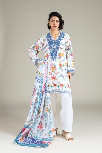 Embroidered Jacquard Fabrics 3-Piece #104FA1 G [A33] - V1