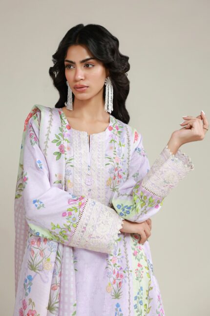 Embroidered Jacquard Fabrics 3-Piece - V2