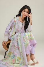 Embroidered Jacquard Fabrics 3-Piece - V4