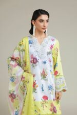 Printed Satin Fabrics 3-Piece - V5