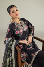 Embroidered Cambric Fabrics 3-Piece - V5