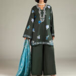 Embroidered Cambric Fabrics 3-Piece #202FE2 E [A33] - V1