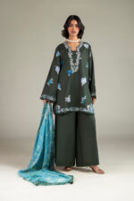 Embroidered Cambric Fabrics 3-Piece #202FE2 E [A33] - V1