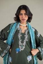 Embroidered Cambric Fabrics 3-Piece #202FE2 E [A33] - V4
